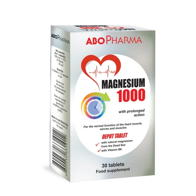 ABOPHARMA MG 1000 MAGNEZIJUM TABLETE - Online Apoteka ABOPHARMA MG 1000 MAGNEZIJUM TABLETE