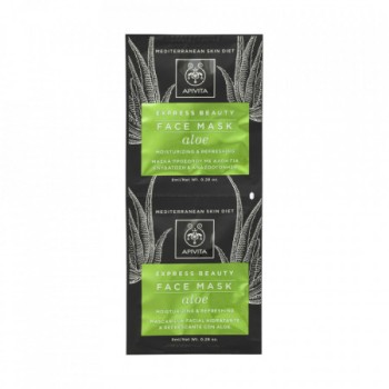 APIVITA EXPRESS BEAUTY MASKA ZA HIDRATACIJU ALOJA 2X8ML