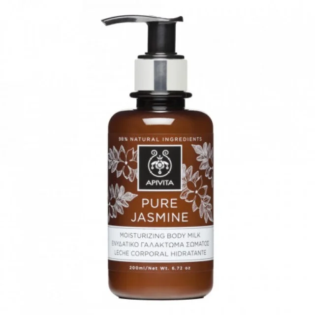 APIVITA PURE JASMIN MLEKO ZA TELO 200ML - Online Apoteka APIVITA PURE JASMIN MLEKO ZA TELO 200ML