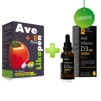 LIKOPEN AVE + AVE VITAMIN D3 2000IU LIKOPEN AVE + AVE VITAMIN D3 2000IU