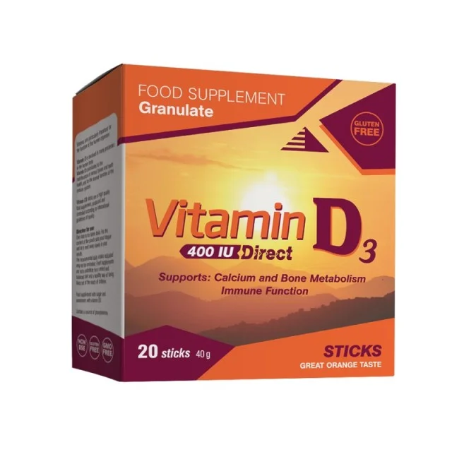 VITAMIN D3 400IU DIRECT DUO PACK PLUS KRALJEVSKI NAPITAK GRATIS
