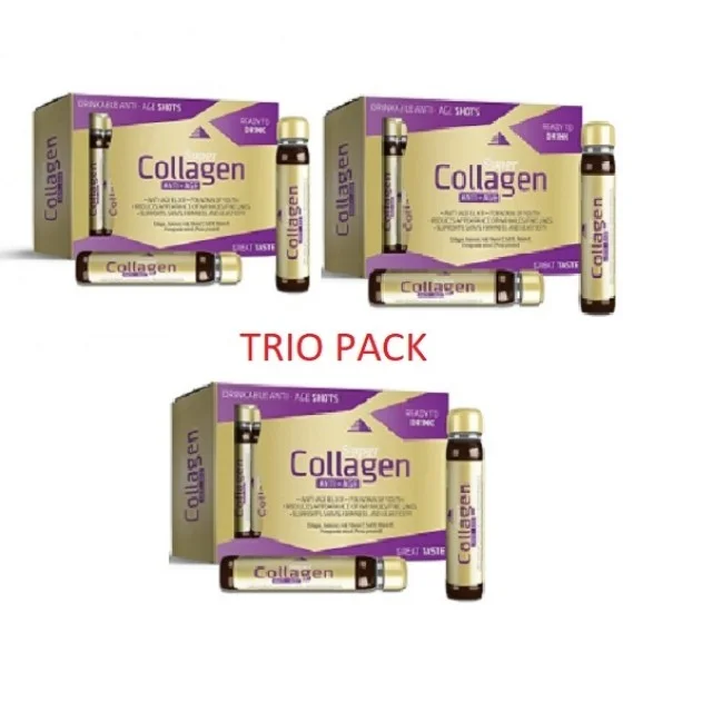 SUPER COLLAGEN ANTI AGE SHOTS TRIO PACK - Online Apoteka SUPER COLLAGEN ANTI AGE SHOTS TRIO PACK