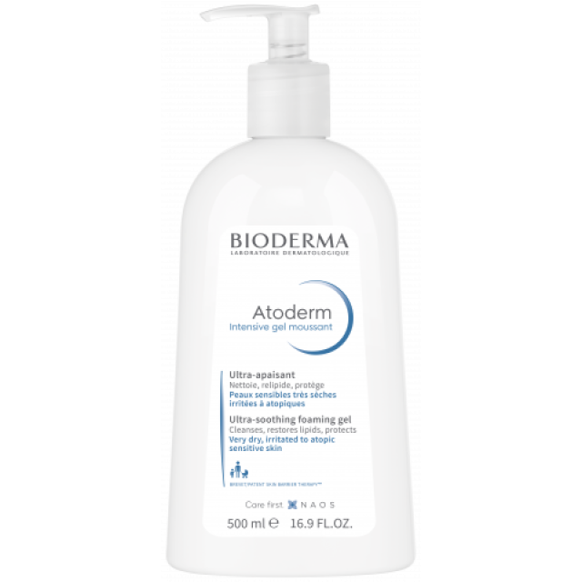 BIODERMA ATODERM PP PENASTI GEL ZA LICE I TELO 500ML