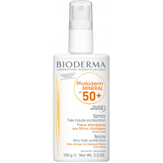 BIODERMA PHOTODERM MINERAL SPREJ SPF50+ 100ML - Online Apoteka BIODERMA PHOTODERM MINERAL SPREJ SPF50+ 100ML