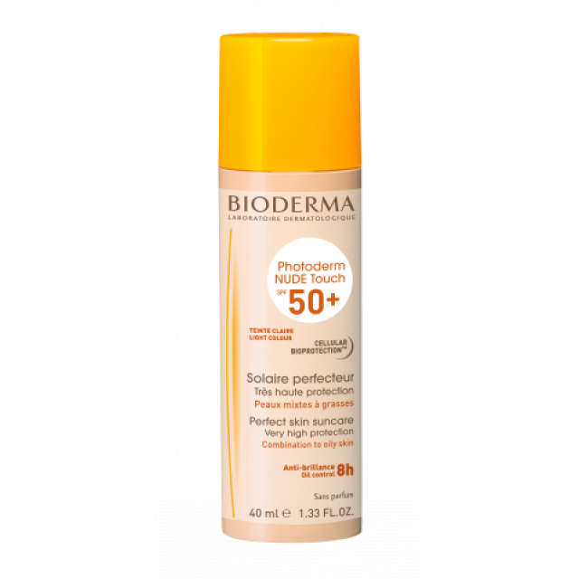 BIODERMA PHOTODERM NUDE TOUCH LIGHT SPF50+ 40ML - Online Apoteka BIODERMA PHOTODERM NUDE TOUCH LIGHT SPF50+ 40ML
