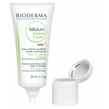 BIODERMA SEBIUM GLOBAL COVER TONIRANI TRETMAN 30ML + 2G