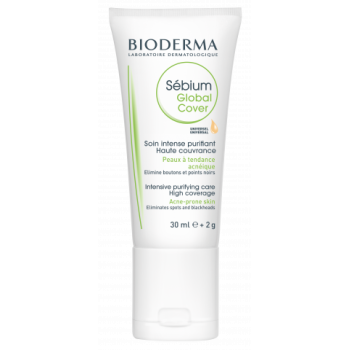 BIODERMA SEBIUM GLOBAL COVER TONIRANI TRETMAN 30ML + 2G