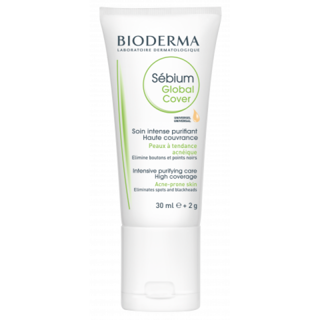 BIODERMA SEBIUM GLOBAL COVER TONIRANI TRETMAN 30ML + 2G