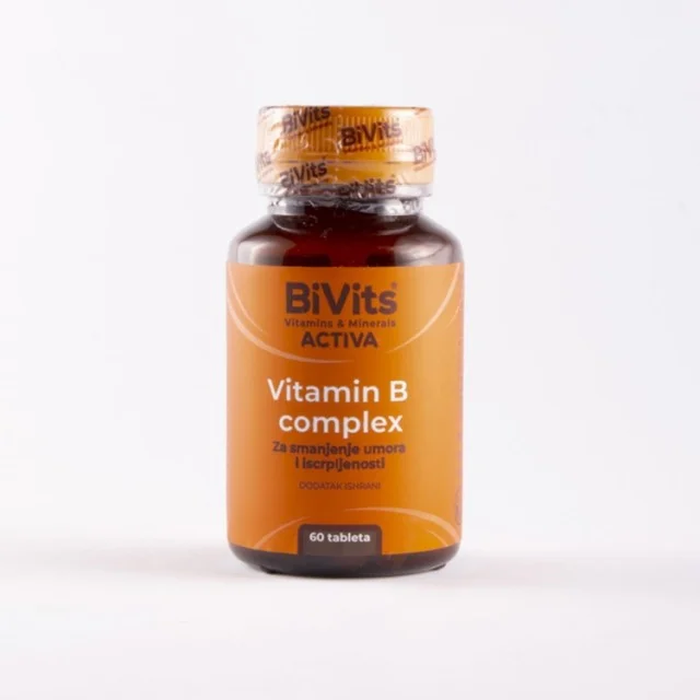 BIVITS ACTIVA VITAMIN B COMPLEX 60 TABLETA - Online Apoteka BIVITS ACTIVA VITAMIN B COMPLEX 60 TABLETA