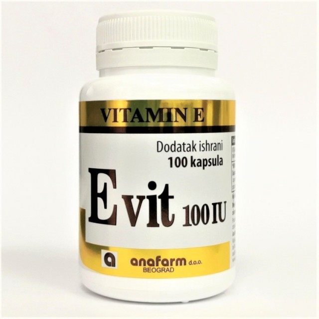 ANAFARM E VIT 100 IU CAPSULES