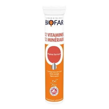 BIOFAR 12 VITAMINA I 12 MINERALA ŠUMEĆE TABLETE