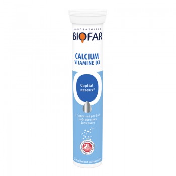 BIOFAR CALCIUM & VITAMIN D3 ŠUMEĆE TABLETE BIOFAR CALCIUM & VITAMIN D3 ŠUMEĆE TABLETE