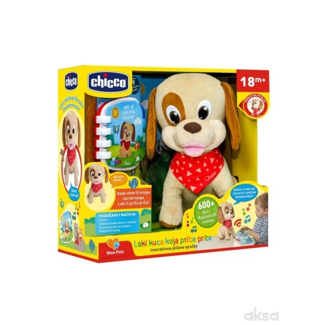 CHICCO IGRAČKA KUCA LAKI KOJI PRIČA PRIČE - Online Apoteka CHICCO IGRAČKA KUCA LAKI KOJI PRIČA PRIČE