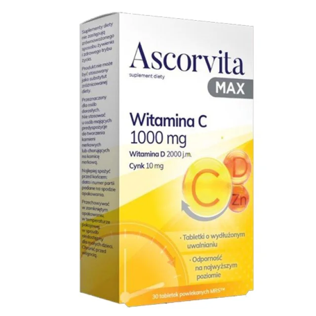 ASCORVITA MAX TABLETE - Online Apoteka ASCORVITA MAX TABLETE