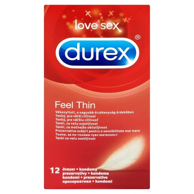 DUREX FEEL THIN 12 KOMADA - Online Apoteka DUREX FEEL THIN 12 KOMADA