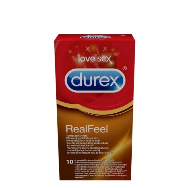DUREX REAL FEEL 10 KOMADA - Online Apoteka DUREX REAL FEEL 10 KOMADA