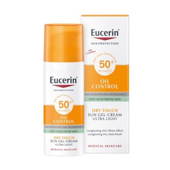 EUCERIN SUN GEL KREM ZA LICE ZA MASNU KOŽU SPF50+ 50ML