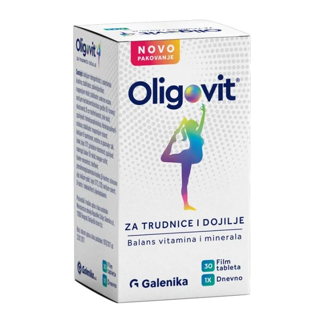 OLIGOVIT ZA TRUDNICE FILM TABLETE - Online Apoteka OLIGOVIT ZA TRUDNICE FILM TABLETE