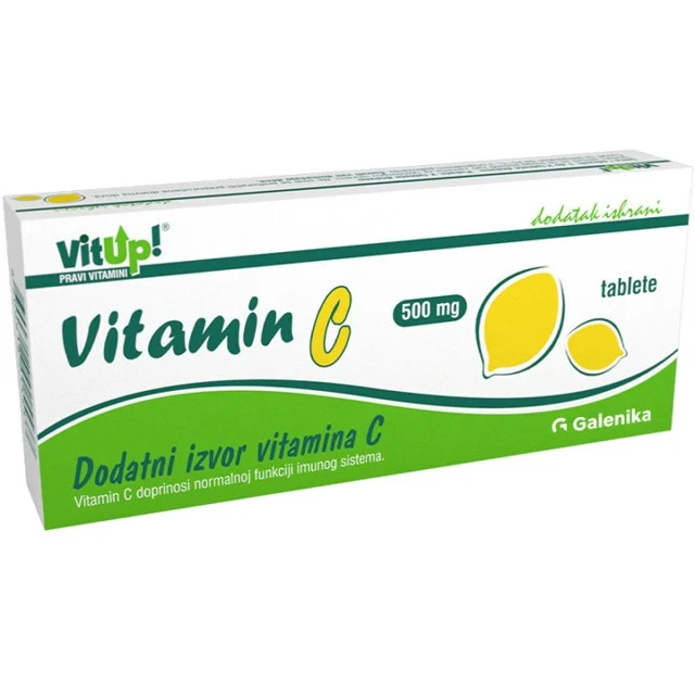 VITAMIN C 500 mg TABLETE - Online Apoteka VITAMIN C 500 mg TABLETE