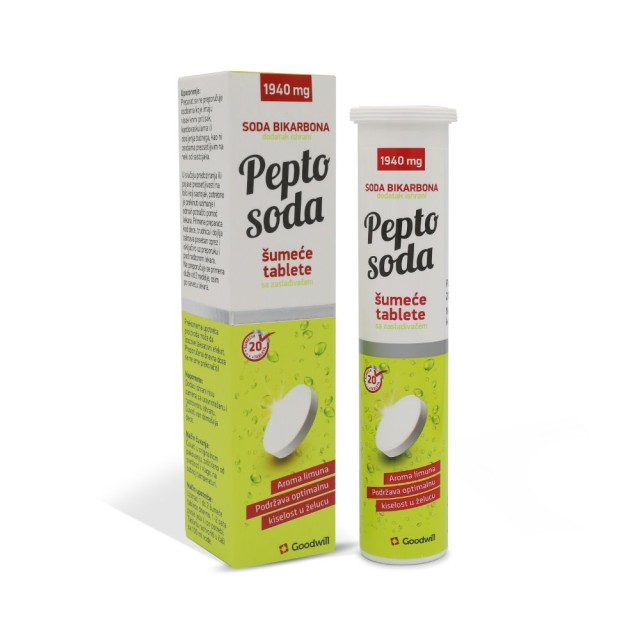 PEPTO SODA ŠUMEĆE TABLETE - Online Apoteka PEPTO SODA ŠUMEĆE TABLETE