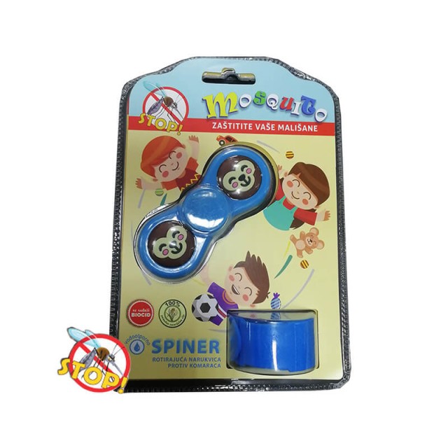 NARUKVICA PROTIV KOMARACA SPINNER PLAVA - Online Apoteka NARUKVICA PROTIV KOMARACA SPINNER PLAVA