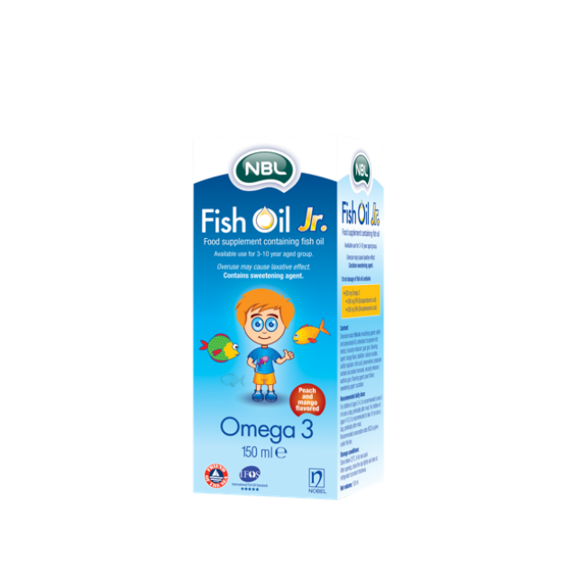 NBL FISH OIL JR TEČNI DODATAK ISHRANI - Online Apoteka NBL FISH OIL JR TEČNI DODATAK ISHRANI