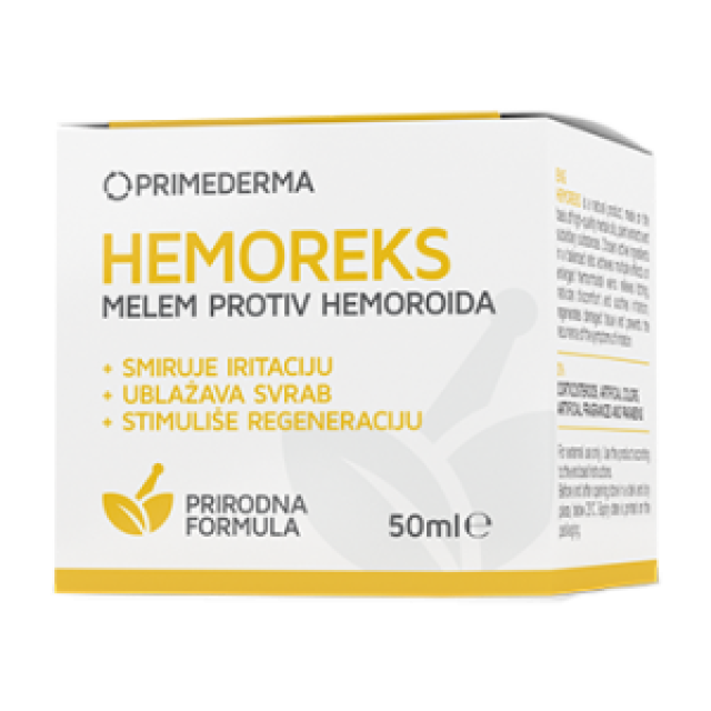 HEMOREKS MELEM PROTIV HEMOROIDA 50ml - Online Apoteka HEMOREKS MELEM PROTIV HEMOROIDA 50ml