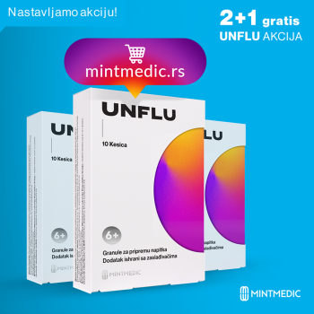 UNFLU GRANULE ZA ORALNI RASTVOR 2+1 GRATIS 