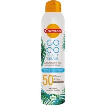 CARROTEN MLEKO ZA ZAŠTITU OD SUNCA U SPREJU SA MIRISOM KOKOSA SPF50 200ML