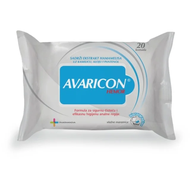 AVARICON HEMOR VLAŽNE MARAMICE