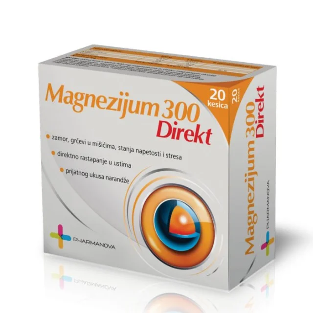 MAGNEZIJUM 300 DIREKT KESICE - Online Apoteka MAGNEZIJUM 300 DIREKT KESICE