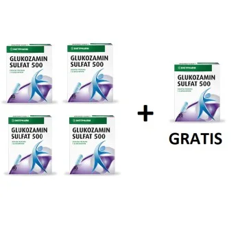 GLUKOZAMIN SULFAT KAPSULE 4+1 GRATIS GLUKOZAMIN SULFAT KAPSULE 4+1 GRATIS