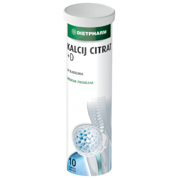 KALCIJUM CITRAT+VITAMIN D 10tbl
