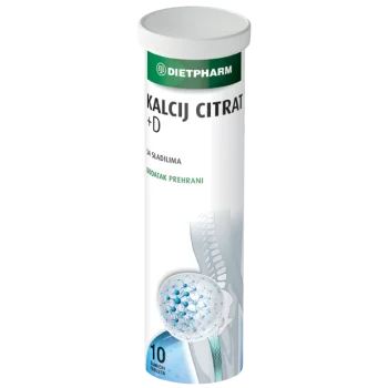 KALCIJUM CITRAT+VITAMIN D 10tbl