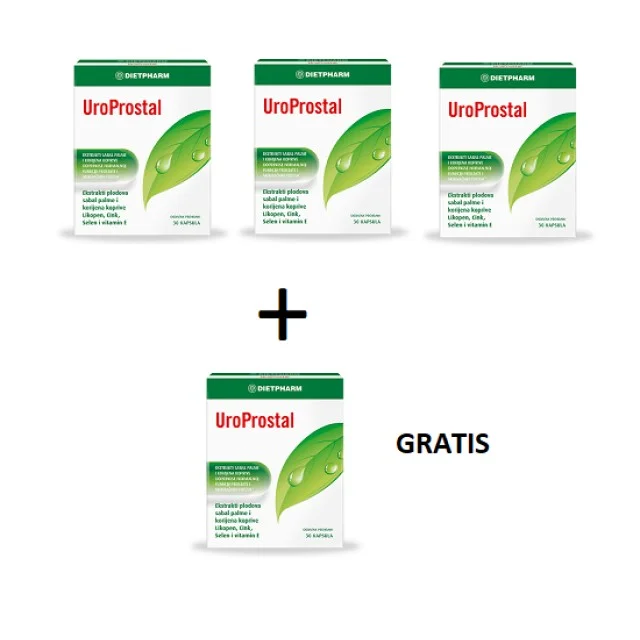UROPROSTAL KAPSULE 3+1 GRATIS - Online Apoteka UROPROSTAL KAPSULE 3+1 GRATIS