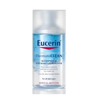 EUCERIN DERMATOCLEAN SREDSTVO ZA SKIDANJE VODOOTPORNE MASKARE I ŠMINKE 125ML