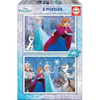 EDUCA SLAGALICA FROZEN 2x48 DELOVA