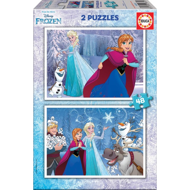 EDUCA SLAGALICA FROZEN 2x48 DELOVA
