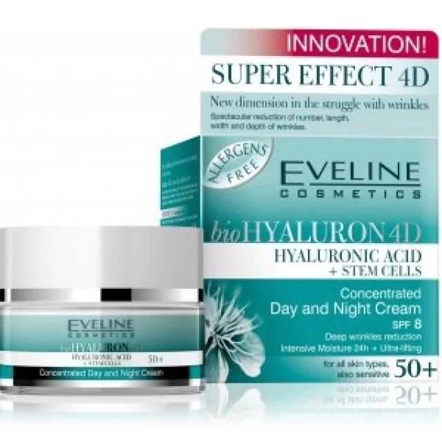 EVELINE BIO-HYALURON 4D ULTRA KREMA 50+ - Online Apoteka EVELINE BIO-HYALURON 4D ULTRA KREMA 50+