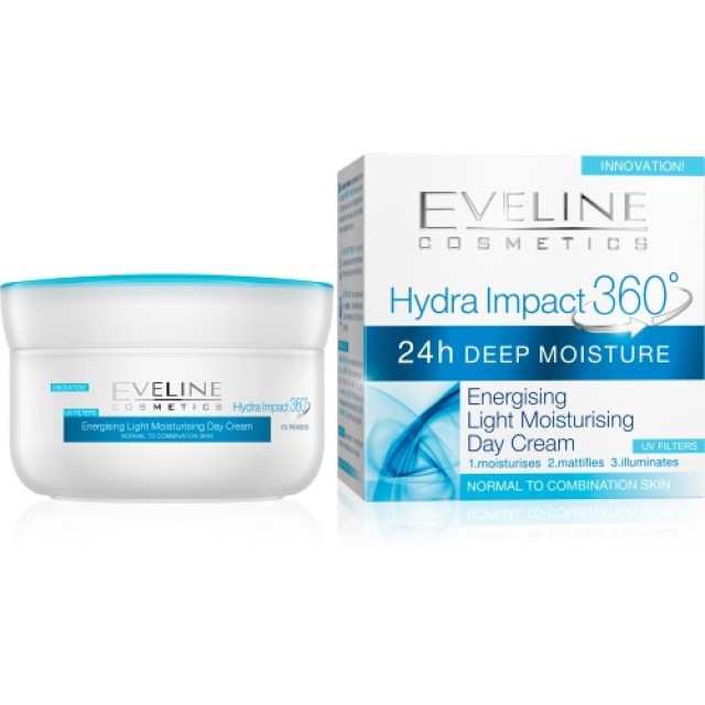 EVELINE HYDRA IMPACT 360 KREMA ZA NORMALNU I KOMBINOVANU KOŽU