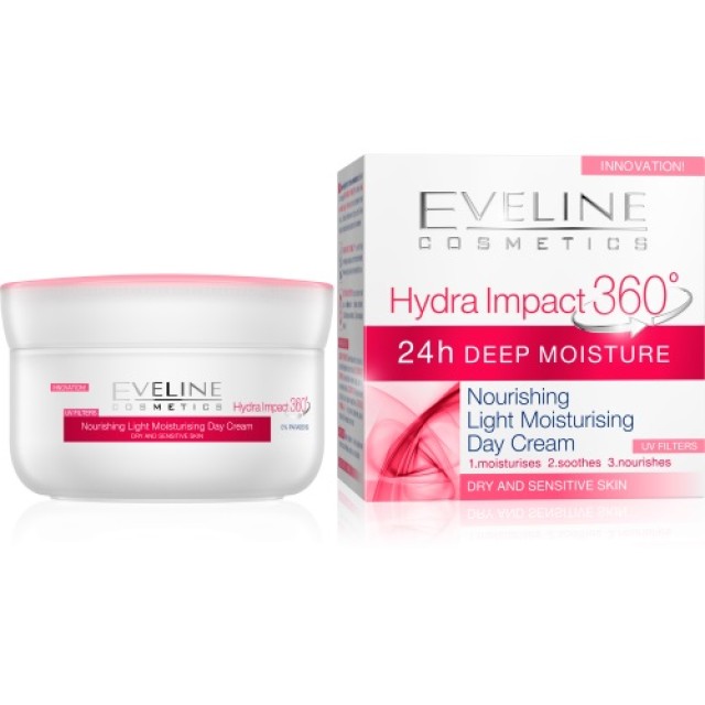 EVELINE HYDRA IMPACT 360 KREMA ZA SUVU I OSETLJIVU KOŽU