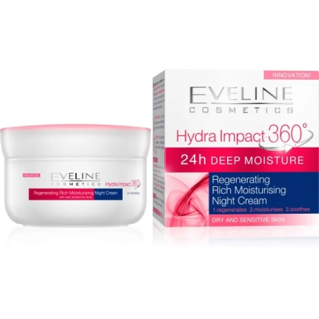 EVELINE HYDRA IMPACT 360 NOĆNA KREMA - Online Apoteka EVELINE HYDRA IMPACT 360 NOĆNA KREMA