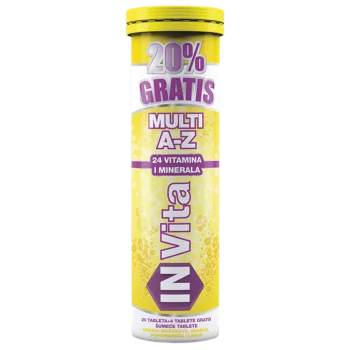 IN VITA MULTI A-Z ŠUMEĆE TABLETE	