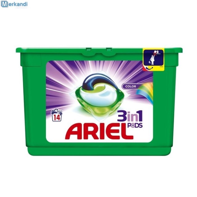ARIEL KAPSULE ZA PRANJE VEŠA COLOR 3U1 - 14 PRANJA - Online Apoteka ARIEL KAPSULE ZA PRANJE VEŠA COLOR 3U1 - 14 PRANJA