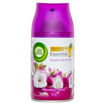 AIRWICK FRESHMATIC DOPUNA SMOOTH SATIN & MOON LILY 250ML AIRWICK FRESHMATIC DOPUNA SMOOTH SATIN & MOON LILY 250ML