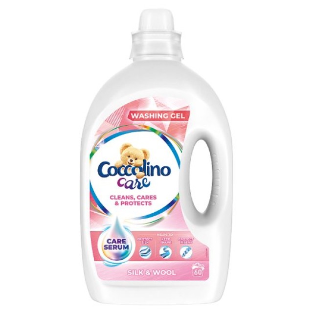 COCCOLINO TEČNI GEL ZA SVILU I VUNU 2400ML - Online Apoteka COCCOLINO TEČNI GEL ZA SVILU I VUNU 2400ML