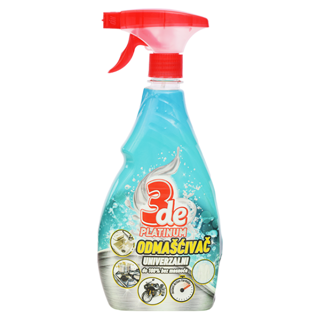3DE PLATINUM ODMAŠĆIVAČ 750ML - Online Apoteka 3DE PLATINUM ODMAŠĆIVAČ 750ML