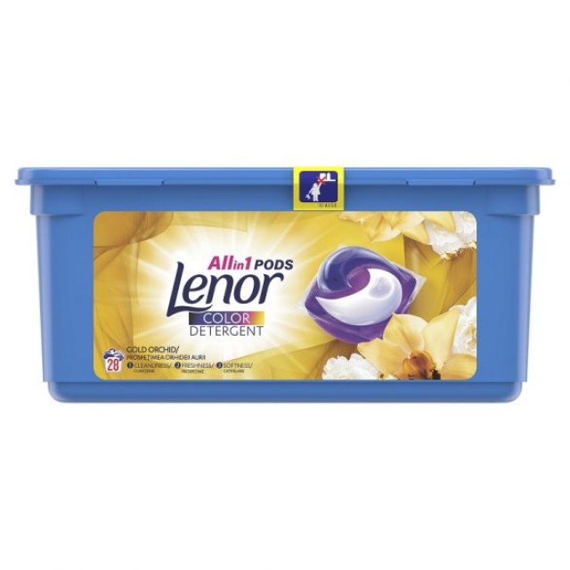 LENOR KAPSULE ZA PRANJE VEŠA GOLD ORCHID ALL IN 1 - 28 PRANJA