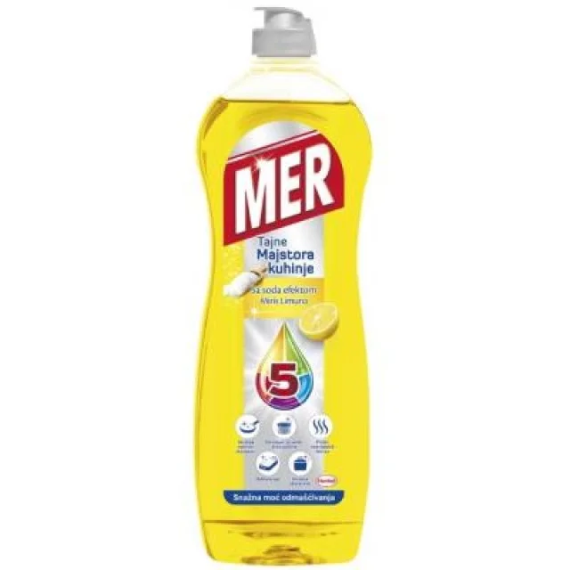 MER DETERDŽENT ZA SUDOVE LIMUN 750ML - Online Apoteka MER DETERDŽENT ZA SUDOVE LIMUN 750ML