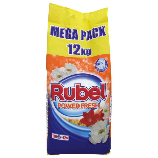 RUBEL DETERDŽENT POWER FRESH 12KG - Online Apoteka RUBEL DETERDŽENT POWER FRESH 12KG